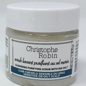 Christophe Robin Purifying Scalp Scrub 1.35oz NEW